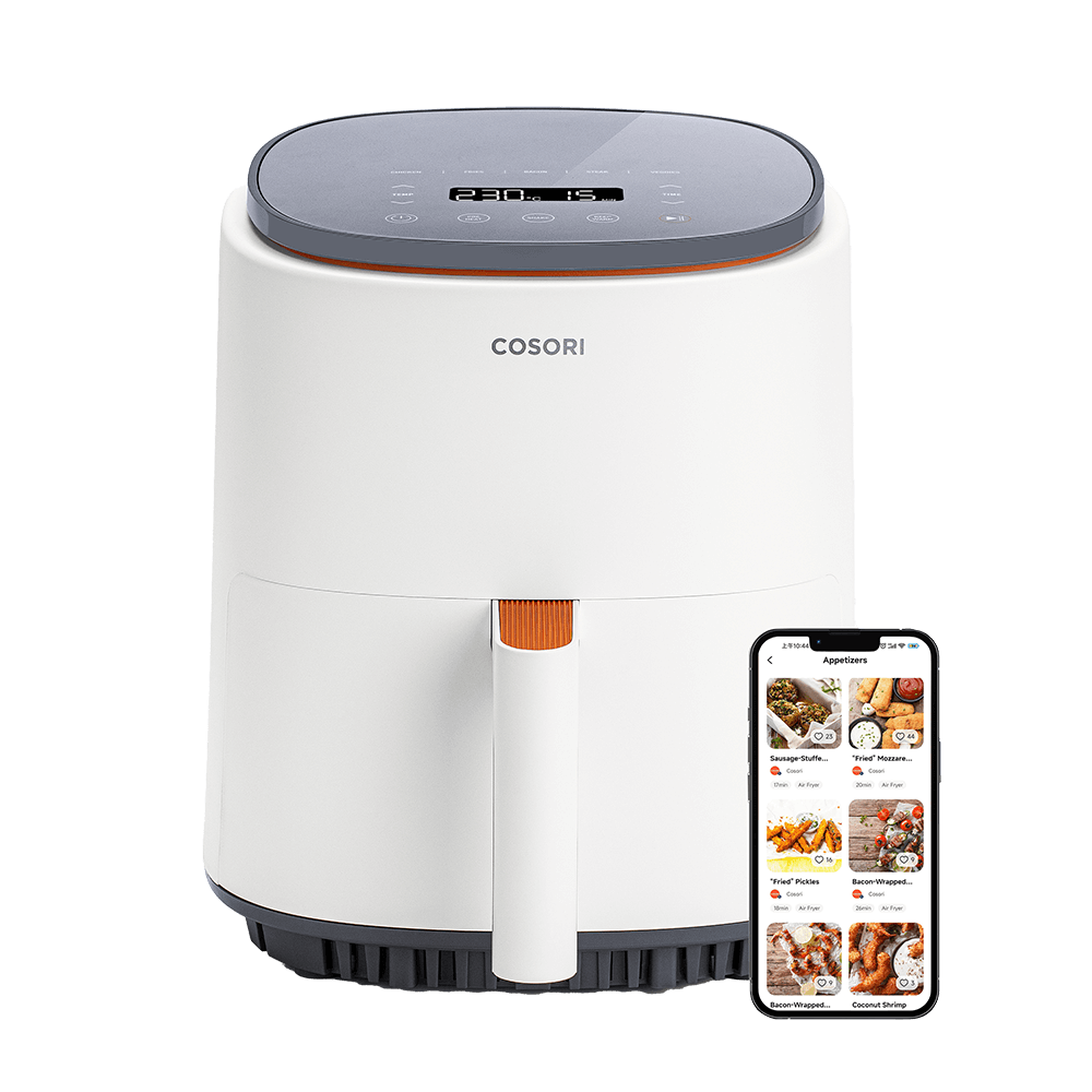 Cosori Lite 3.8-Litre Air Fryer (White) - CrispFit™ Technology